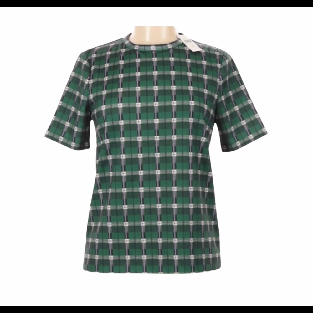 HUTCH ANTHROPOLOGIE CREW NECK GREEN TOP